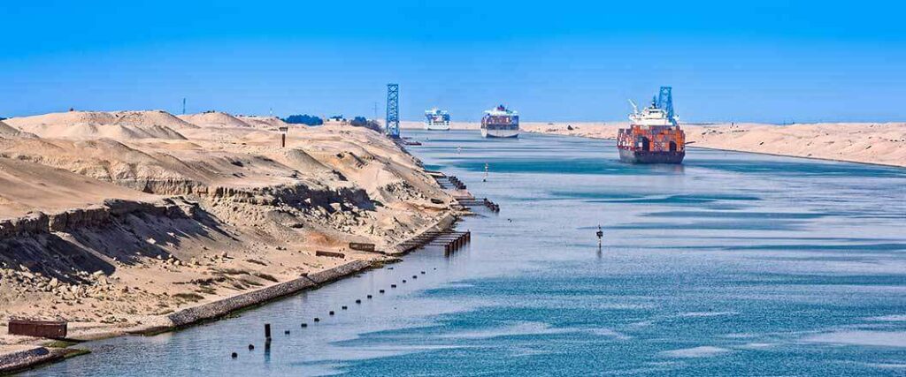 An offshore look at the Suez Canal